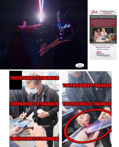 Hayden Christensen signed STAR WARS Obi-Wan KenobiI 8x10 Photo EXACT PROOF d JSA