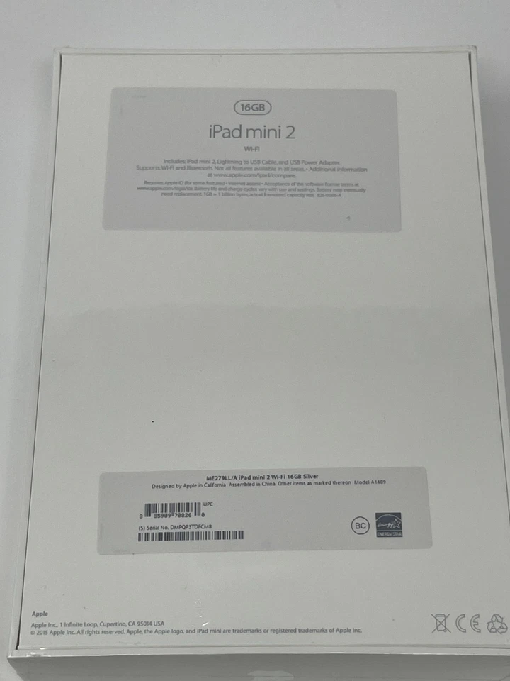 Apple iPad mini 2 16GB Wi-Fi 7.9-inch with Retina display ME279LL/A Silver/White - Image 4 of 4