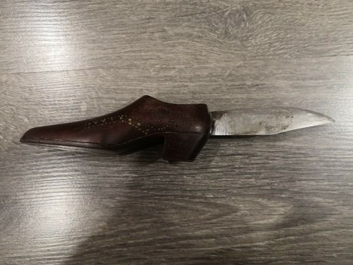 Vintage Klappmesser Sowjet UdSSR Gefängnis Kunst. Handgefertigtes Messer ИTK Selten - Bild 1 von 12