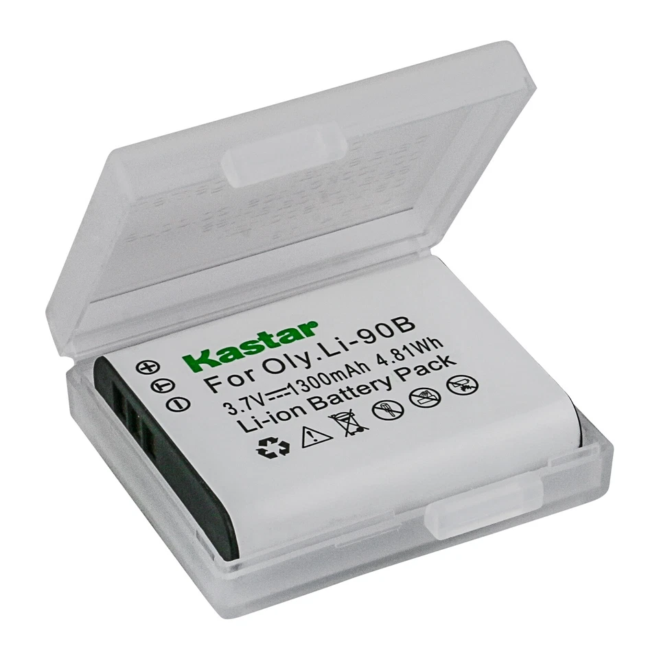 Cargador de batería Kastar LTD2 para Olympus genuino Li-90B Li-92B y OEM UC-90 LI-90C Foto 2 de 4