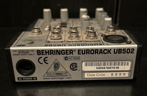 Behringer EURORACK UB502 Compact Mixer unit only - Picture 2 of 3