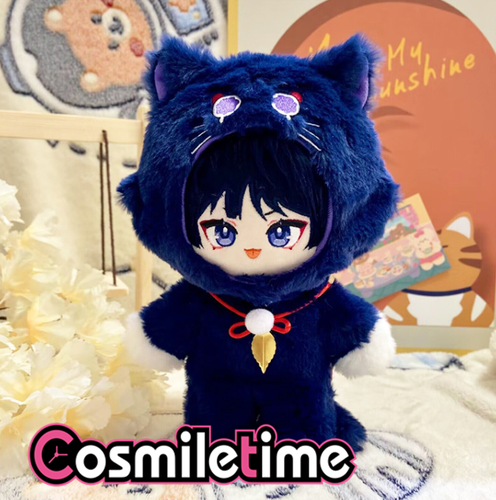 Genshin Impact Wanderer Scaramouche 20cm Plush Doll Stuffed Dress Up Toy Anime - Picture 1 of 11