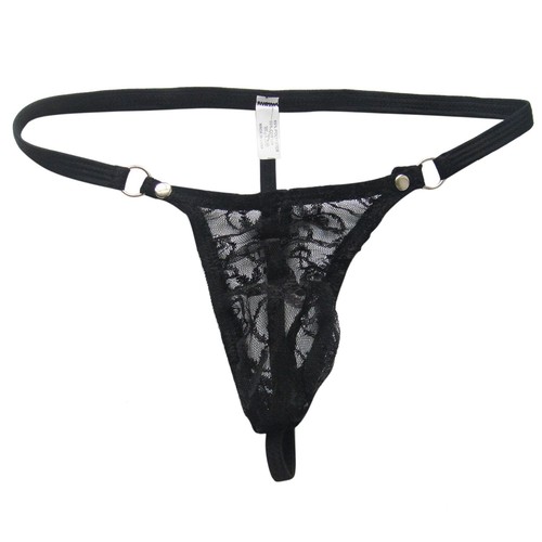 G-String Homme Slip Transparent Thong en Dentelle Fleur Sous-vêtements Lingerie - Bild 18 von 35