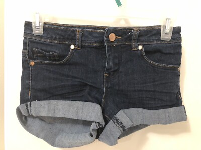 Short Denim Femme Iris Jeans Avec Dentelle - Taille M, Occasion Très Bon état