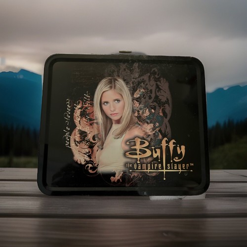 Buffy the Vampire Slayer Tin Lunchbox Palisades Marketing 2000 EUC eBay