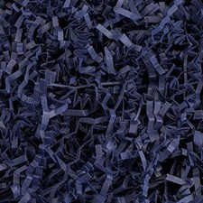 Crinkle Cut Paper Shred Filler 1/2 LB for Gift Wrapping  Filling - Navy Blue