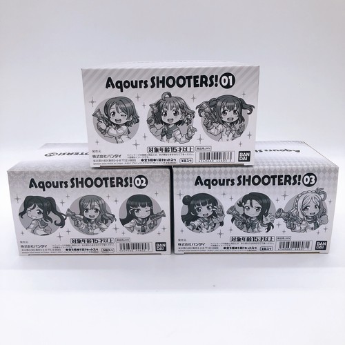 Aqours Shooters! Love Live Sunshine 01 & 02 & 03 SET of 3 Bandai Figure Kit NEW - Picture 2 of 11