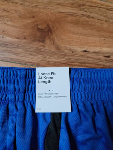 New Nike Dri-Fit Men's Basketball Mesh Shorts Size Large Blue White DH6763-480 - Picture 4 of 5