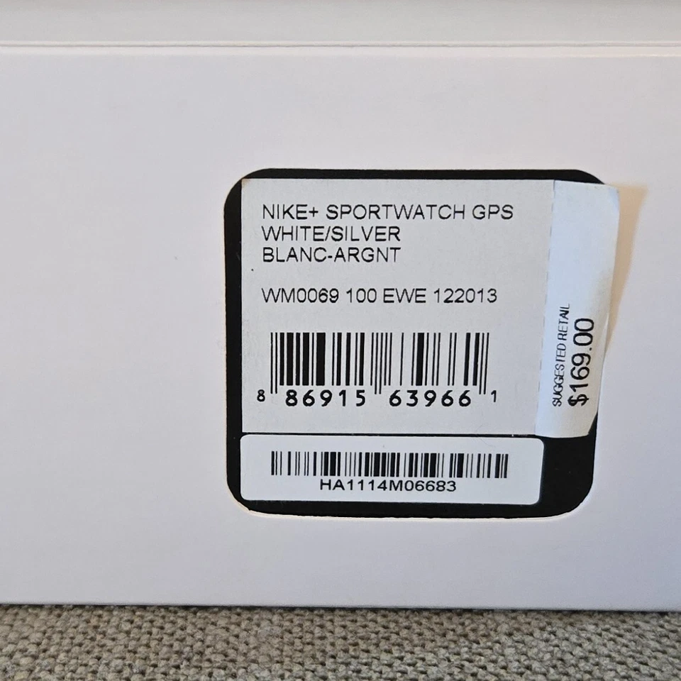 Nike+ Plus Sensor de Pé Pod GPS Relógio Esportivo Branco/Prata TomTom Fitness Runner - Imagem 3 de 4