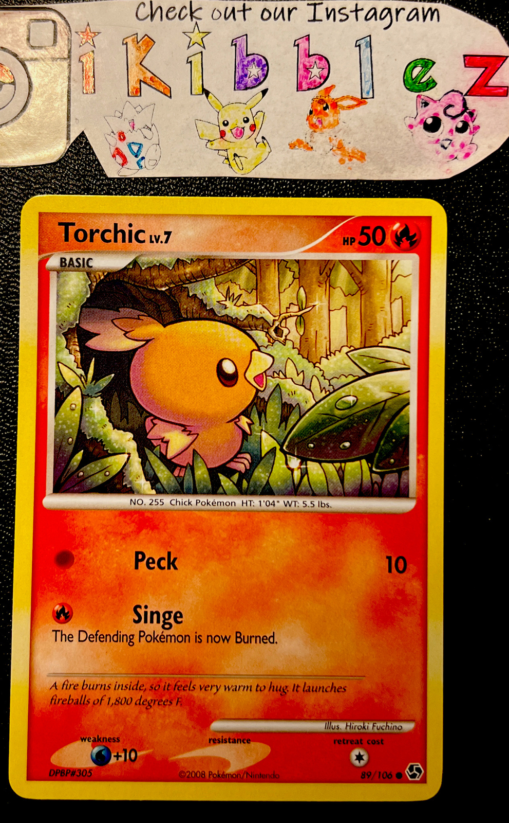 Torchic 89/106 NM Awesome Forest Treehouse Art Pokemon Card. Free Tracked Ship!