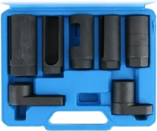 1/2" 3/8" 7/8" O2 Oxygen Sensor Socket Wrench 22/27/29mm Car Repair Tool Set 7pc