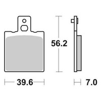 BremsbeläGe Vorne Accossato Ce Kr 50 80 Von 1987