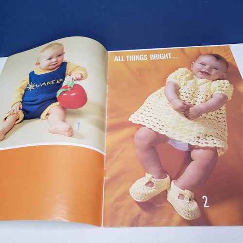 PATONS BEEHIVE #235 BABY CHOICE Knitting Pattern 23 Designs Stitchcraft Series - Picture 2 of 9