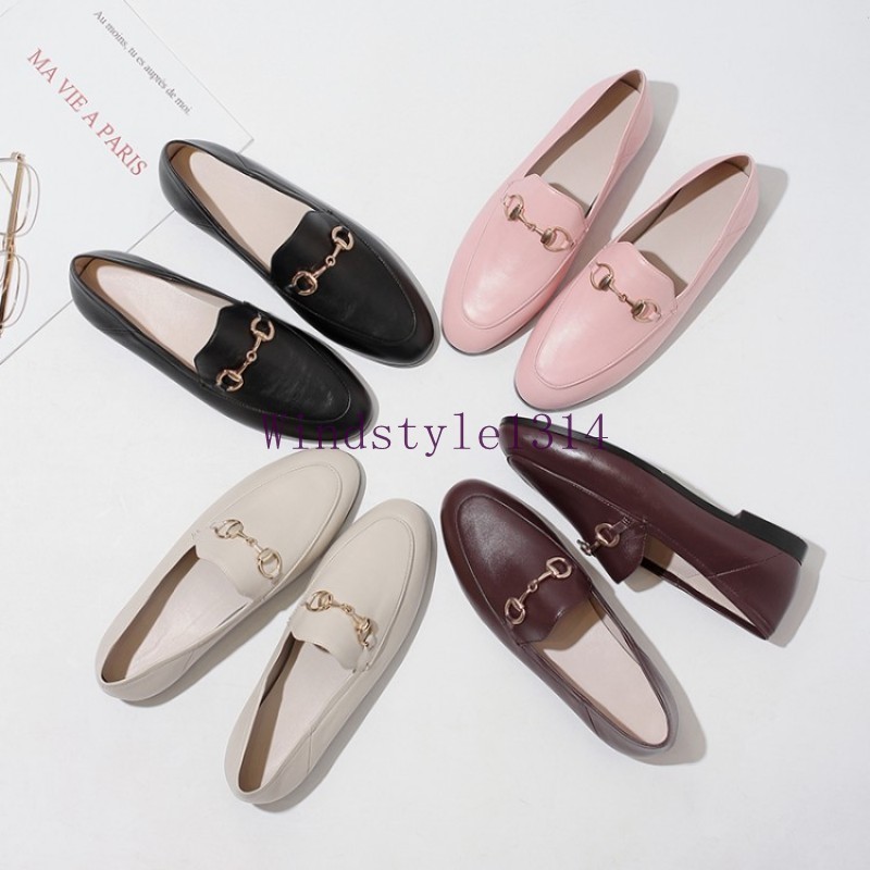 Donna Flat Flat Flat Heel Slip On Buckle Loafers Leather scarpe Round Toe Street Breathable b87caf Donna Flat Flat Flat Heel Slip On Buckle Loafers Leather scarpe Round Toe Street Breathable b87caf