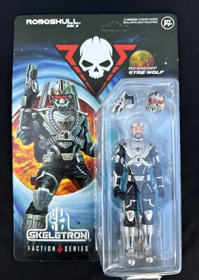 #ad Skeletron Red Shadows Gyre Wolf 4in Figure MOC Roboskull Kickstarter $36.99