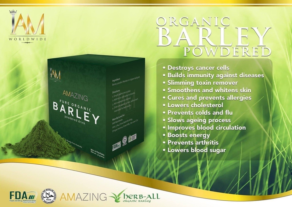 BARLEY | Amazing Pure Organic Barley Powdered Drink 100