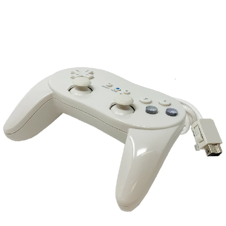 Old Skool Dual Analog Classic Controller Pro for Nintendo Wii / WiiU - White - Image 2 of 2