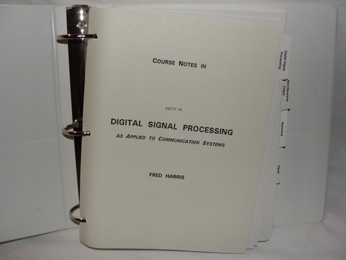 Digital Signal Processing As Applied to Communication Systems. Course ...