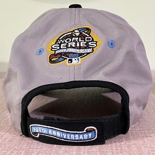 VINTAGE WORLD SERIES FLORIDA MARLINS 2003 BASEBALL CAP CHAMPION MIAMI GRAY HAT - Picture 3 of 9