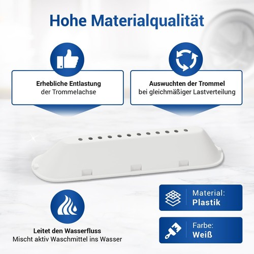 3X für Bauknecht Whirlpool Mitnehmerrippe Trommelrippe C00268109, 482000023096 - Bild 4 von 8