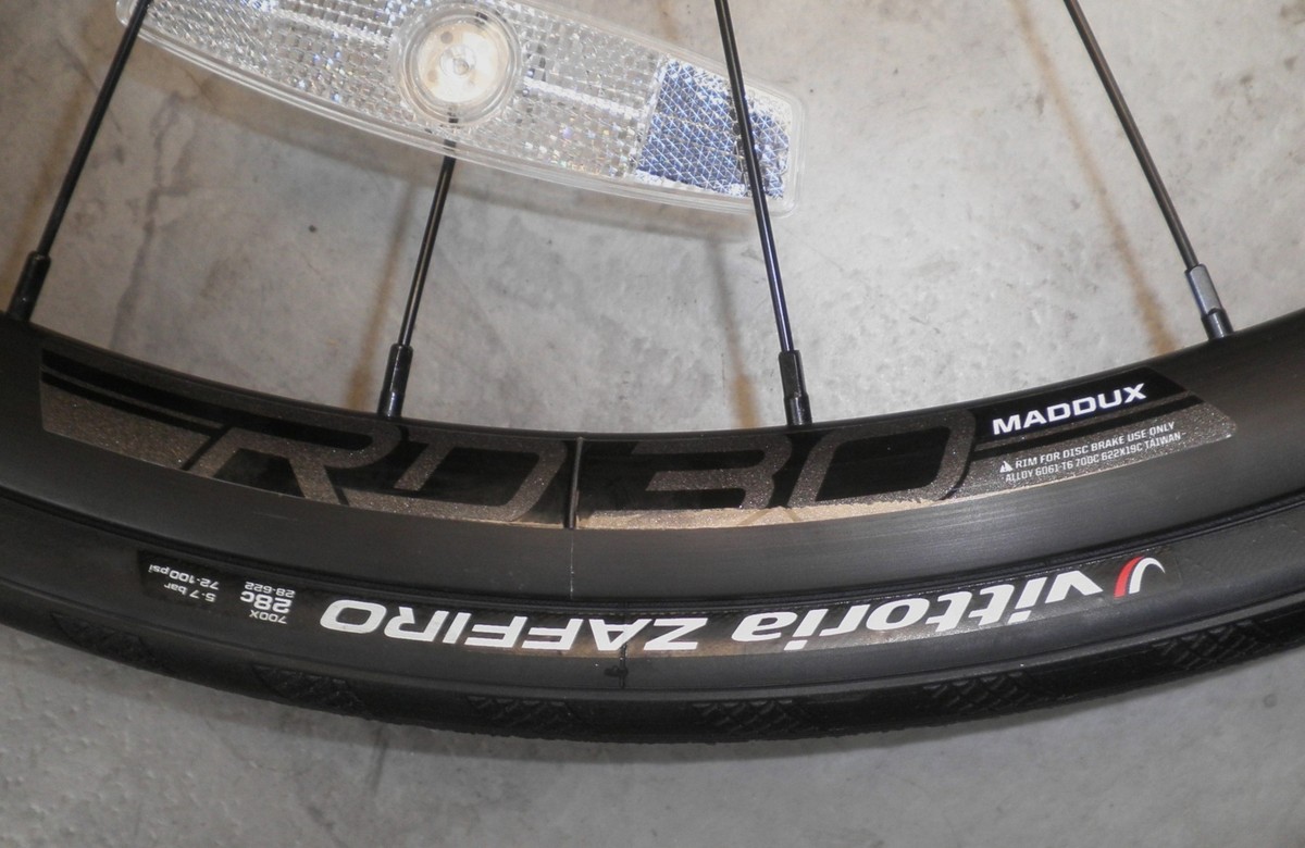FRONT MADDUX RD 3.0 VITTORIA ZAFFIRO 700X28C ROAD BIKE WHEEL