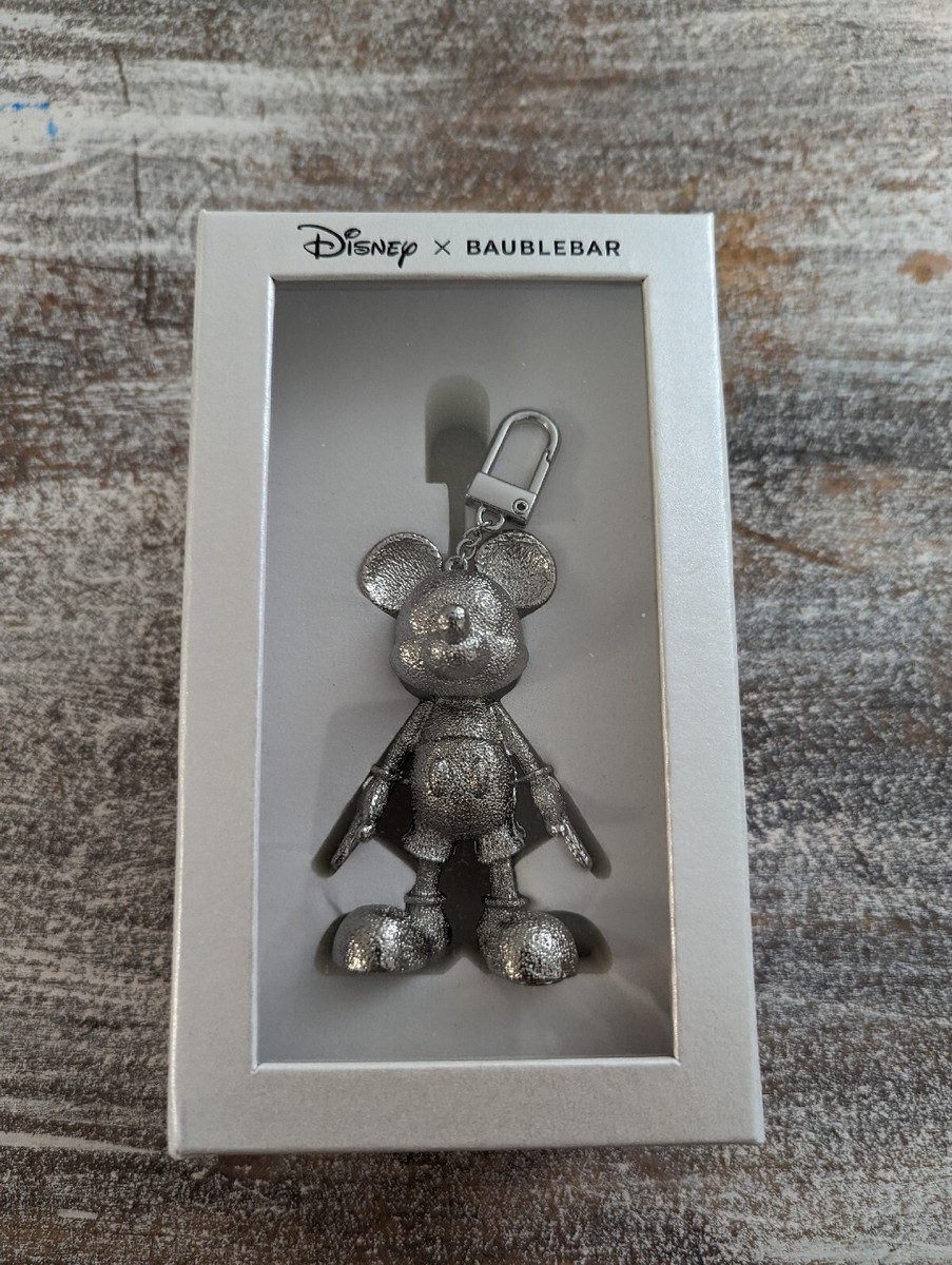 Baublebar X Disney Mickey Mouse Bag Silver Charm NIB  display picture 3