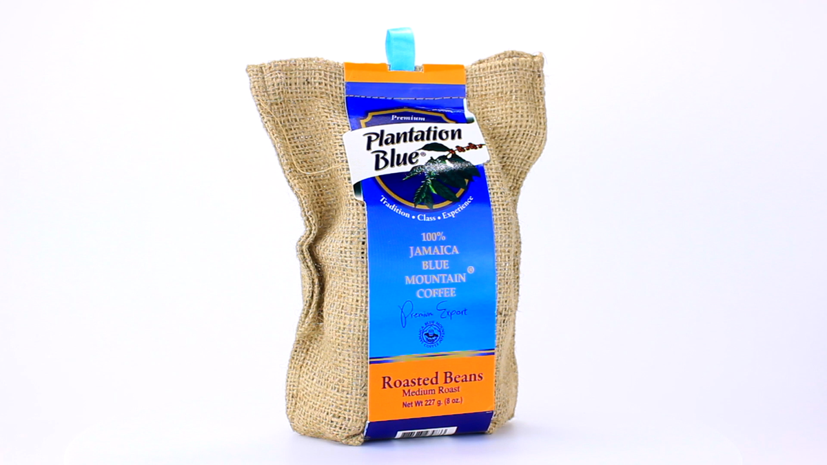 Plantation Blue 100% Jamaica Best Blue Mountain Coffee (8oz whole beans)