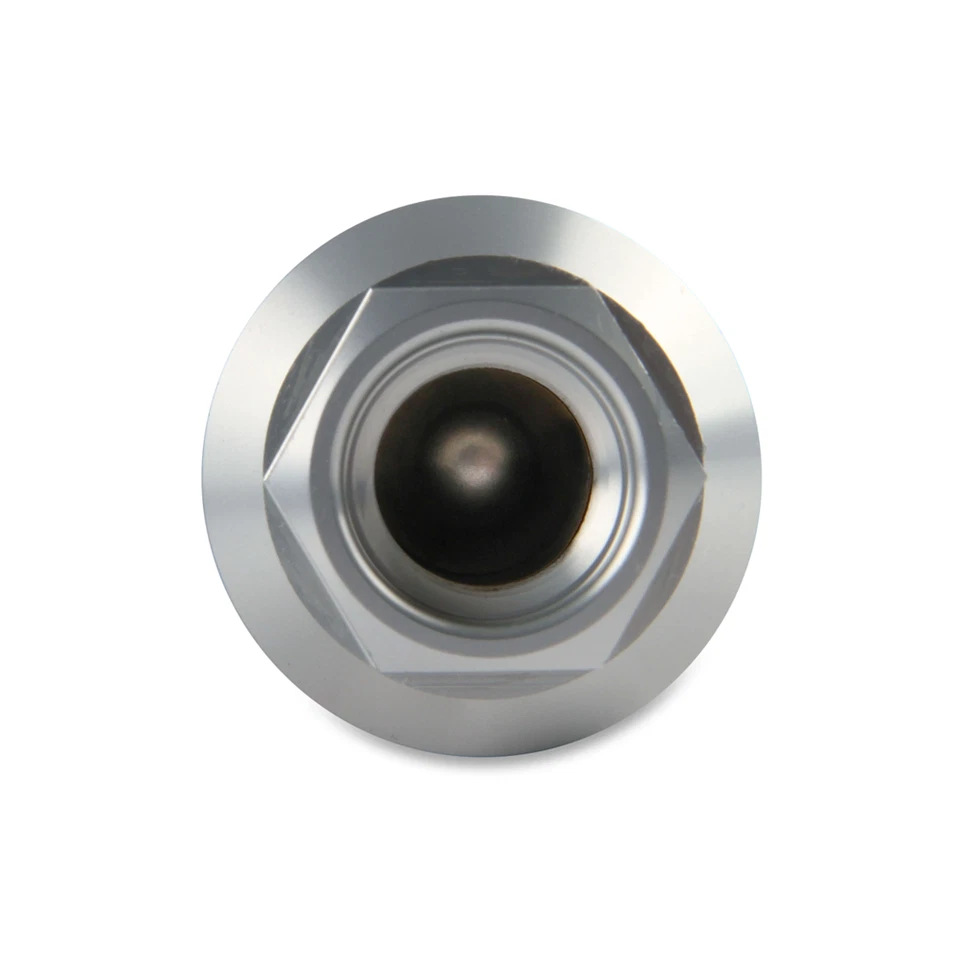 Filtro de combustible Holley 2" 175 GPH HP Billet, medios de profundidad de 10 micras, anodizado negro Foto 2 de 4