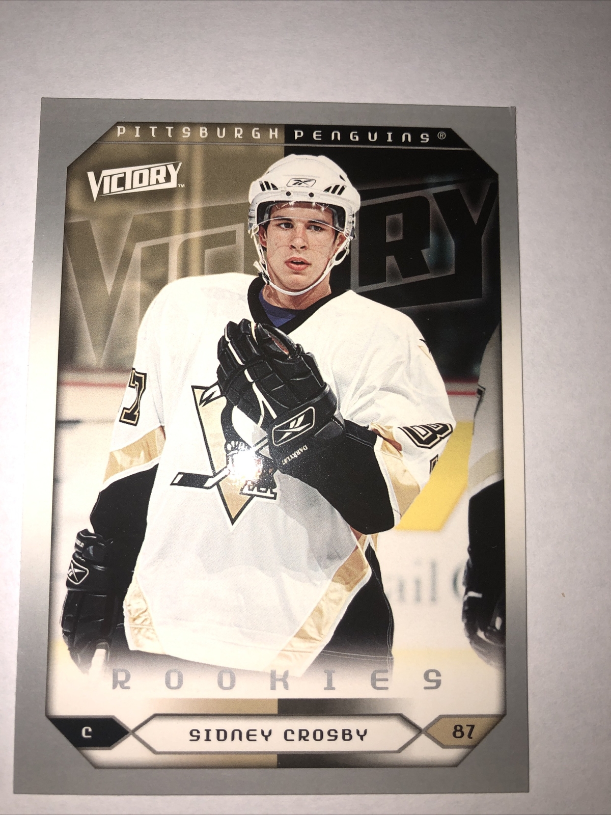 2005-06 UD Upper Deck Victory Rookie Card SP Sidney Crosby #285-PSA 10 GEM MINT