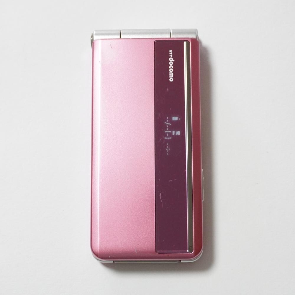 docomo P-07B Pink Japanese Cell phone garakei Flip Phone jp