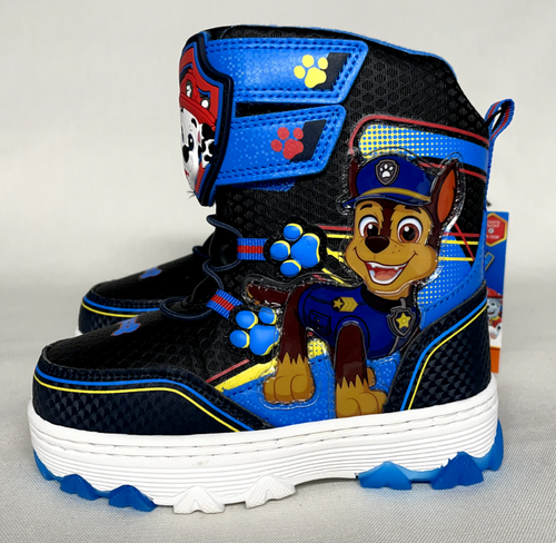PAW PATROL Toddler Boys Lights Up Winter Boots, Size: 10