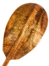 Premium Curly Mango Outrigger Paddle 50 inch T-Handle - Made In Hawaii | #koa727