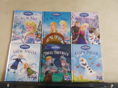 6 DISNEY FROZEN STORY ME READER BOOKS ONLY HC ICE SNOW ANGELS TROLL OLAF ROYAL