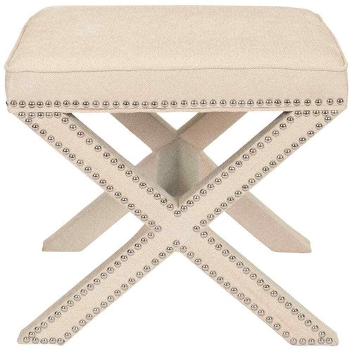 Palmer Beige Accent Ottoman