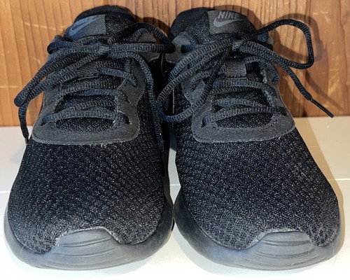 Baskets de course noires Nike Tanjun 812654-001 pour hommes taille 8 - Photo 3/7