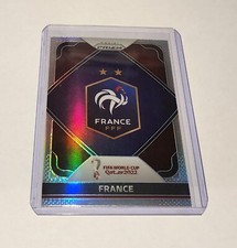 2022 Panini Prizm FIFA World Cup Soccer - France - Silver Prizm Logo