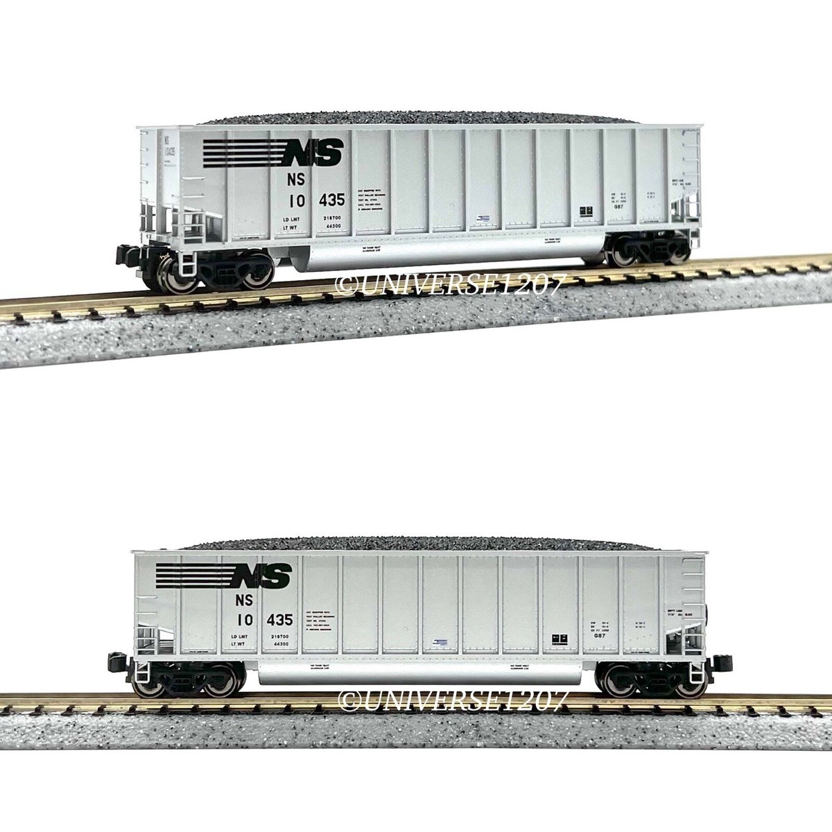 Bethgon Coalporter Kato USA 8 Car Set - Norfolk Southern HO Scale