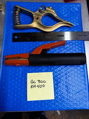 GC300 &  EH400 1 Each Copper Ground Clamp & Electrode Holder Compatible Tweco