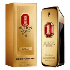 1 Million Royal by Paco Rabanne Parfum for Men 3.3 / 3.4 oz New in Box NO CELLO
