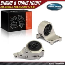 2x Engine Motor & Transmission Mount for Nissan Altima 1996-1997 Manual Trans.