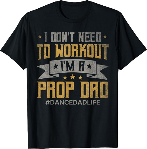 Funny Dance Prop Dad Cool Father's Day Dance Dad Competition T-Shirt Hoodie - Picture 6 of 11