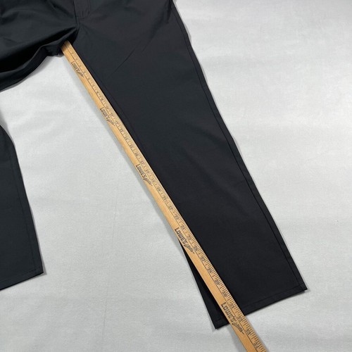 Travis Mathew Open to Close Pants Men 34 Black Stretch Performance Lightweight - Picture 15 of 17