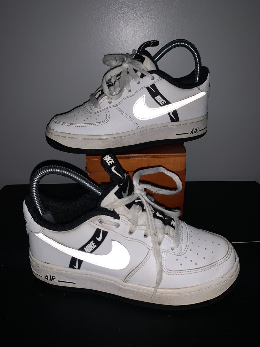 NIKE AIR FORCE 1 LV8 KSA (GS) WHITE-BLACK SZ 3.5Y [CT4683-100] | eBay