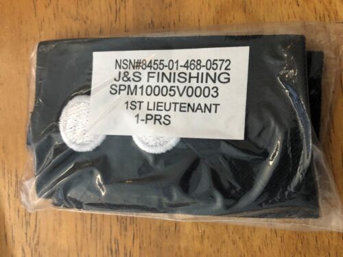 ~NEW! US ARMY 1ST LT ROTC EMBROIDERED SHOULDER EPAULET SMALL 3-1/4" X 2" 1 PAIR - Picture 3 of 3