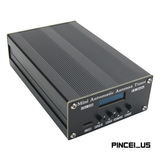 1,8-30MHz Mini automatyczny tuner antenowy do radia krótkofalowego 1-40W QRP CGJ-100Q - Zdjęcie 2 z 7