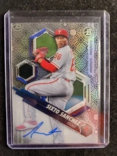 Sixto Sanchez Autograph RC 2018 Bowman High Teck Prospects #PHT-SS