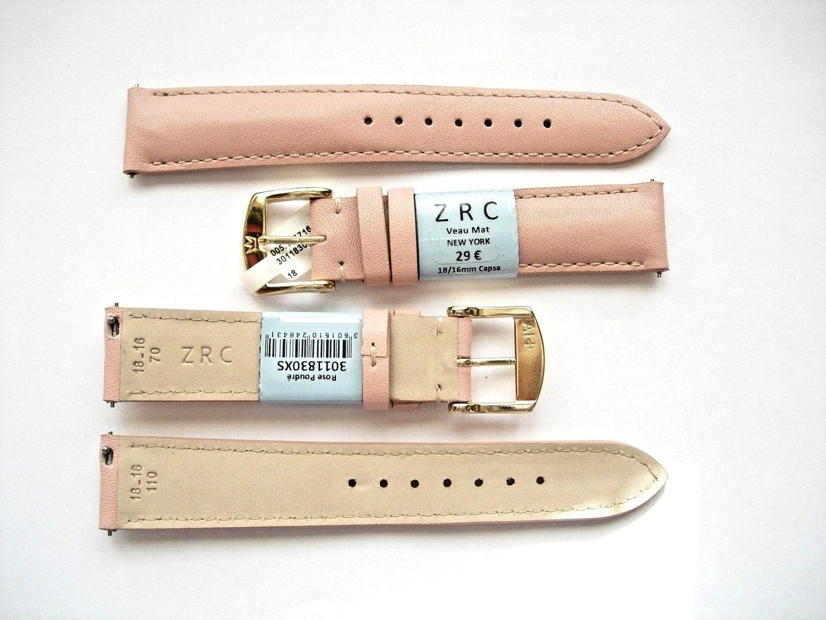 Bracelet ZRC 18 MM Pink Hand Made Strap Handmade Band Racing