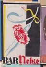 Old  Matchbox  label  Japan  BN281273 Bar Flower
