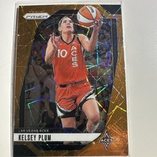 2024 Panini Prizm WNBA - Kelsey Plum #77 Orange Ice Prizm