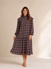 NWOT - Zimmermann Floral Print Long Dress, Bohemian, Size S